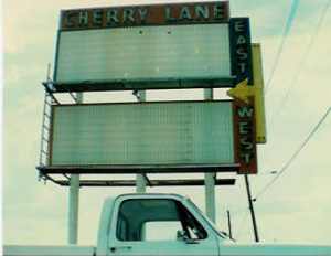 Cherry Lane Drive-In Marquee